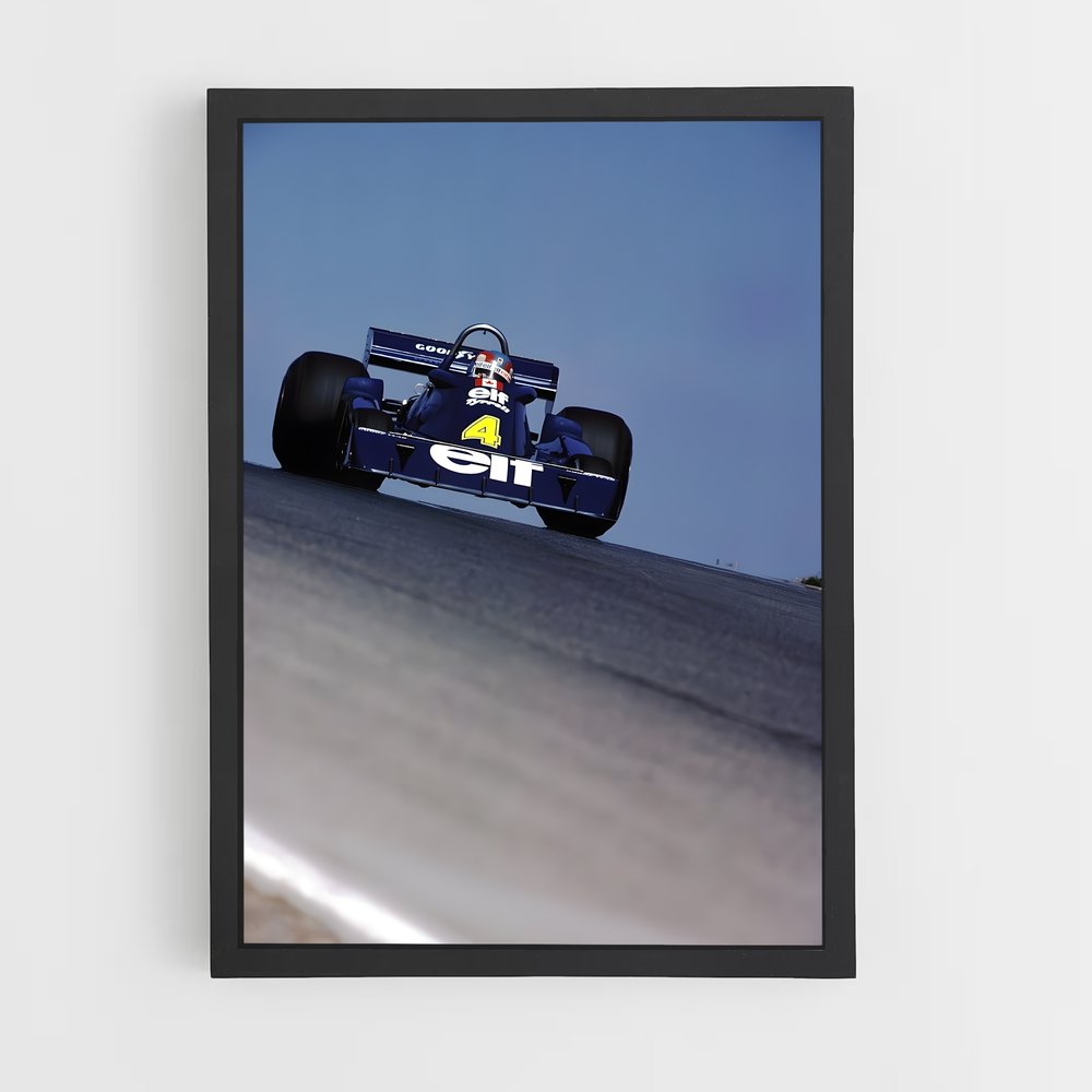 Poster Tyrrell Quatre – affiche Voitures de Formule 1 (vue 2)